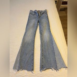 american eagle flare jeans- size:4